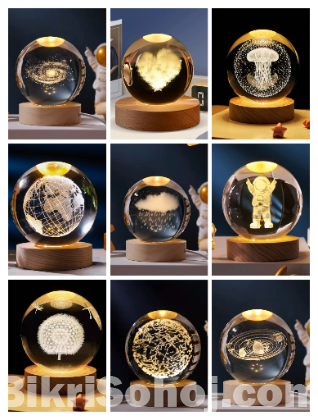 3D Crystal Ball (7 Color Base/1 Base)